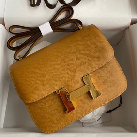 First-class Quality Hermes Constance 18 Handmade Bag In Sesame Epsom Calfskin HMSSW10TYQD