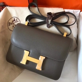 First-class Quality Hermes Constance 24 Handmade Bag In Ardoise Epsom Leather HMSOX7234WR