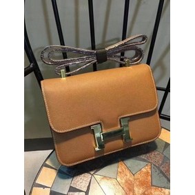 High Quality Hermes Constance Bag Calfskin Leather H9978 Wheat HMSWJAB6CCO