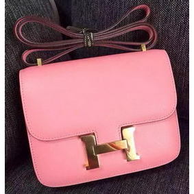 Hermes Constance Bag Calfskin Leather H9999 Pink HMSSTC1002C