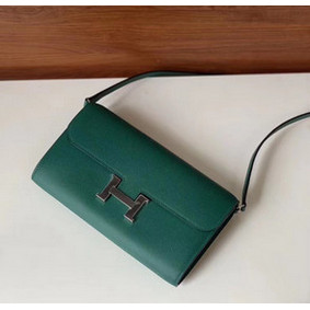 1:1 Replica Hermes Constance to go mini Bag H4088 blackish green HMSA5U646FT