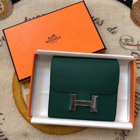Hermes Constance Wallets espom leather H2297 green Replica HMSY78KK3F1