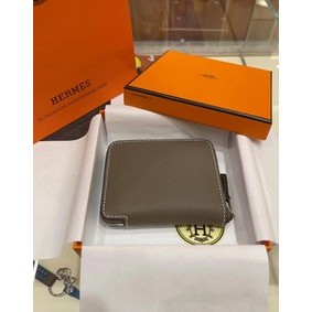 Imitation Hermes Constance Wallets espom leather H2298 grey Wallets HMSJ06R1908