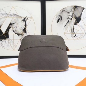 Knockoff Hermes Cosmetic Bag H3699 Grey HMS676Q51H9