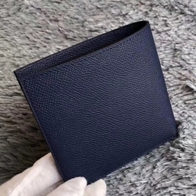 Hermes Dark Blue MC2 Copernic Compact Wallet Top Replica HMSO0U8WFK7