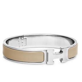 Hermes Etoupe Enamel Clic H PM Bracelet 1:1 Replica HMS7O6OODDV