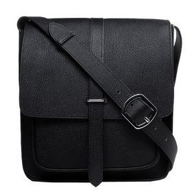 Hermes Etriviere Shoulder Bag Calfskin Leather H2551 Black 1:1 Replica HMSJVH9ER19