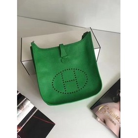 Hermes Evelyne 30cm Messenger Bag E3301 Green 1:1 Replica HMS3AHN3P84