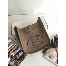 Hermes Evelyne 30cm Messenger Bag E3301 Grey Top Replica HMSR133Z372
