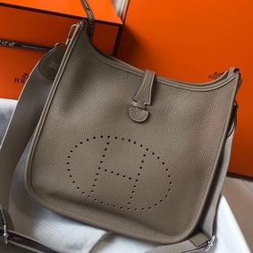 First-class Quality Hermes Evelyne III 29 PM Bag In Tourterelle Clemence Leather HMS58V5NLRO