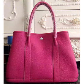 First-class Quality Hermes Garden Party 36cm 30cm Tote Bag Original Leather Rose HMSXPJ4OED9