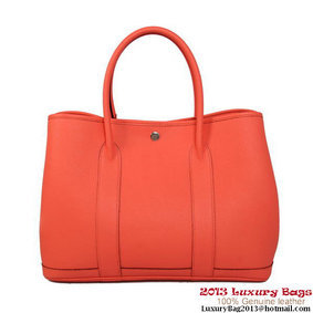 High Quality Hermes Garden Party 36CM Bag Calf Leather A1288 Light Red HMS32H8SDYF