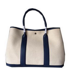 Hermes Garden Party 36CM Bag Canvas Leather H11M Royal HMS5LFSOMZ4