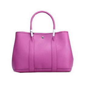 Hermes Garden Party 36cm Tote Bag Grainy Leather Lavender Top Replica HMS2XXIELE9