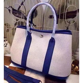 Copy Hermes Garden Party 36cm Tote Bags Canvas HGP1927 Royal HMSN5GPS79Q