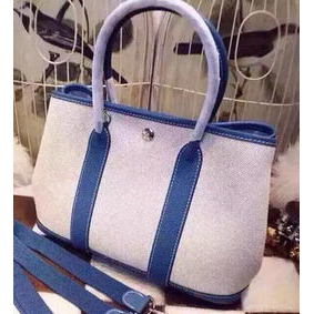 Hermes Garden Party 36cm Tote Bags Canvas HGP1927 SkyBlue 1:1 Replica HMSM8QY94TQ