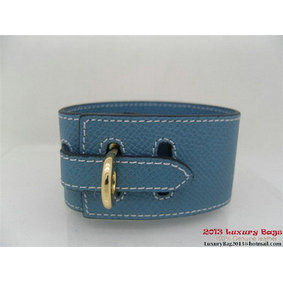 Hermes Genuine Leather Bracelet H1130_1 Replica HMS685UGOB3