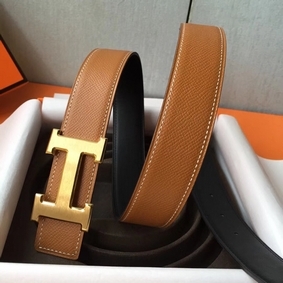 Hermes H Belt Buckle & Brown Epsom 32 MM Strap Replica HMSR5RWSD22
