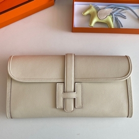 Hermes Jige Elan 29 Clutch Bag In Craie Epsom Leather 1:1 Replica HMS8TFT23F0