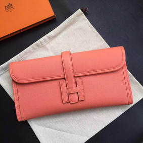 Imitation Hermes Jige Elan 29 Clutch Bag In Flamingo Epsom Calfskin HMS733TTMT9