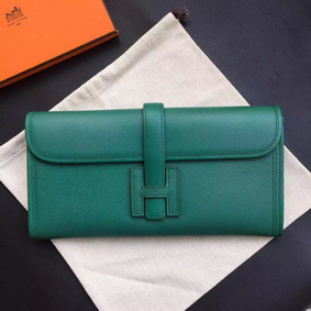 Hermes Jige Elan 29 Clutch Bag In Malachite Epsom Calfskin 1:1 Replica HMSWUYE2HZW