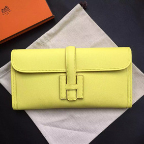 Hermes Jige Elan 29 Clutch Bag In Yellow Epsom Calfskin Replica HMS26128O2M