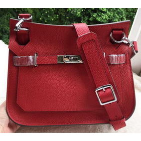 Hermes Jypsiere 31CM Shoulder Bag Calfskin Leather H0880 Red Top Replica HMSTBD3P080