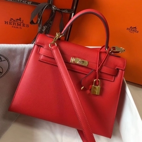 Hermes Kelly 25cm Sellier Bag In Piment Epsom Leather HMS63041L5R