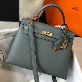 Hermes Kelly 25cm Sellier Bag In Vert Amande Epsom Leather Replica HMS4VFS97RV