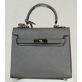 Hermes Kelly 25cm Tote Bag Togo Leather K2138 Grey Replica HMSOITO23HR