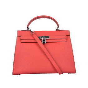 Hermes Kelly 32cm Bags Togo Leather Light Red HMSR4V49214