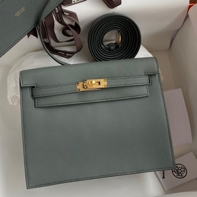 1:1 Replica Hermes Kelly Danse II Bag In Vert Amande Evercolor Calfskin HMSE4I65TKP