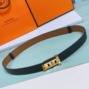 Copy Hermes Leather Belt 24MM 26994 HMS9AJ3SWTU