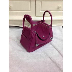 Replica Hermes Lindy 30CM Original Leather Shoulder Bag HLD30 Purple HMS2V694LDQ