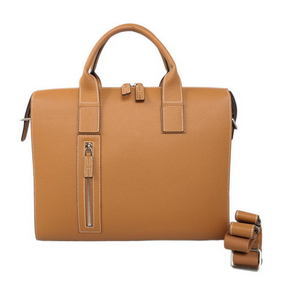 Hermes Mens Briefcase Calf Leather H1705 Camel Top Replica HMSSWZAYF4J
