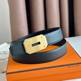 Best Quality Hermes Neo Reversible Belt 32MM in Black Clemence Leather HMS52ULA9I3