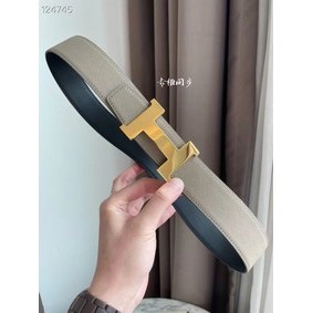High Quality Hermes original belt buckle & Reversible leather strap 38 mm H06772 HMSGP9G7SP5