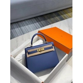 Knockoff Hermes Original Epsom Leather KEL2578 dark blue HMS29NET90A