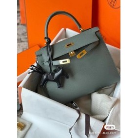Hermes Original Epsom Leather KEL2578 Elephant grey 1:1 Replica HMS86AB9A5Q