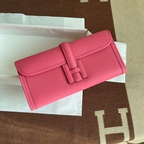 Hermes Original jige swift Leather Clutch 37088 cherry blossoms Replica HMS3ZXHRCQZ