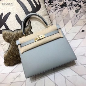 Fake Hermes original Kelly Epsom Leather KL32 light blue HMSLUO8E2IO
