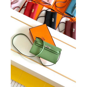 Cheap Hermes Original kelly espom leather to go woc Bag H4087 green HMSU795E05D
