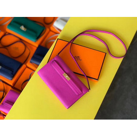 1:1 Replica Hermes Original kelly espom leather to go woc Bag H4087 Purplish red HMS2SHLMN4P