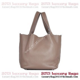 Fake Hermes Picotin Lock MM Bag in Clemence Leather 8616 Khaki HMSA7I48XX8