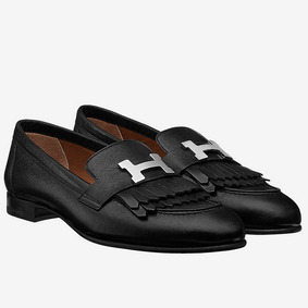 AAA Hermes Royal Loafers In Black Calfksin HMS8Q7L4PST