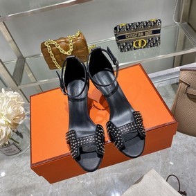 Top Replica Hermes SANDAL 56892-2 Heel 5CM HMSOISRO9D8