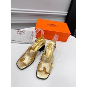 Knockoff Hermes SANDAL 91026-2 Heel 7CM HMS305VLVU2