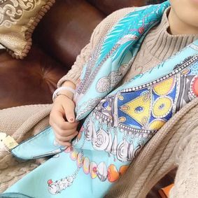 Hermes Scarf HMS00096 1:1 Replica HMSE3RWG613