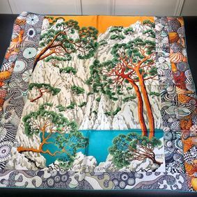 Hermes Scarf HMS00128 Top Replica HMSGODZ68A9