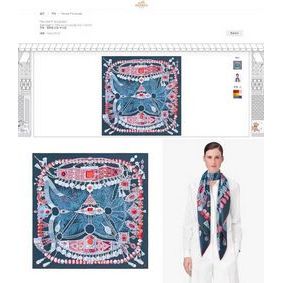 Hermes Scarf HMS00196 Top Replica HMSN40CS7D5